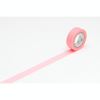 Masking Tape 7 m x 15 mm Uni Rouge Fluo - Masking Tape mt - Rougier et Plé