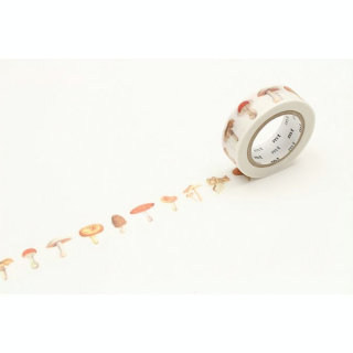 Masking Tape 7 m x 15 mm Champignons - Masking Tape mt - Rougier et Plé