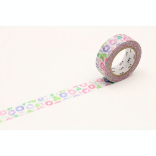 Masking Tape 7 m x 15 mm Fleur Belle de jour - Masking Tape mt - Rougier et Plé
