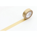 Masking Tape 7 m x 15 mm Rayé Or - Masking Tape mt - Rougier et Plé