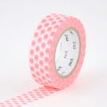 Masking Tape 7 m x 15 mm Pois Rouge Fluo - Masking Tape mt - Rougier et Plé
