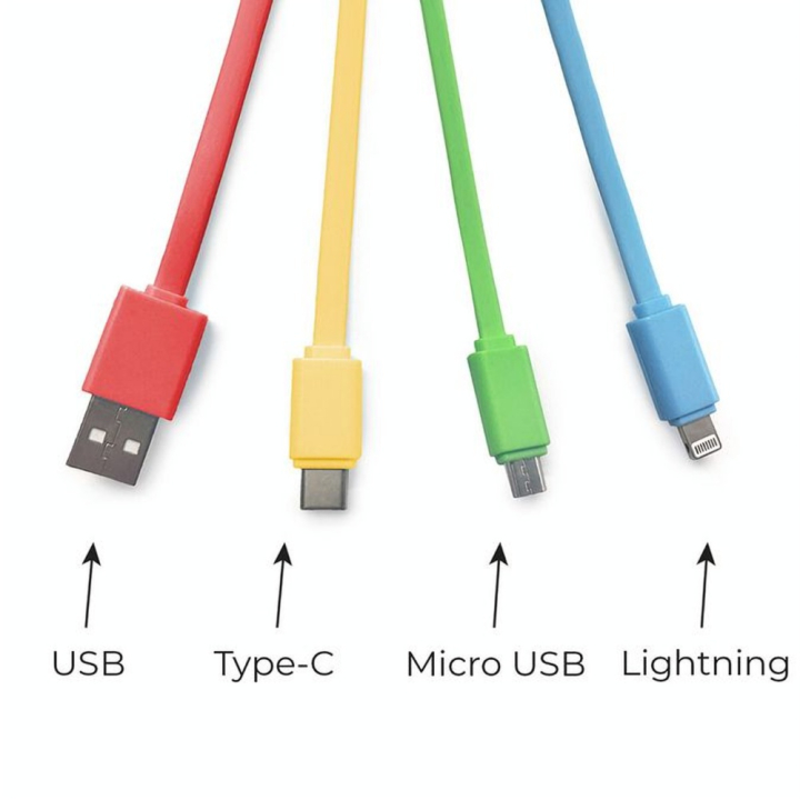 Câble de Recharge Multiple Porte-clés Rainbow - Legami - Rougier et Plé
