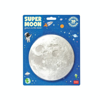 Lune Phosphorescente Autocollante ø 15 cm Super Moon - Legami - Rougier et Plé