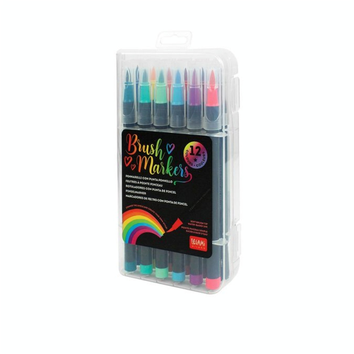 Feutres Pinceau Brush Makers 12 pcs - Legami - Rougier et Plé
