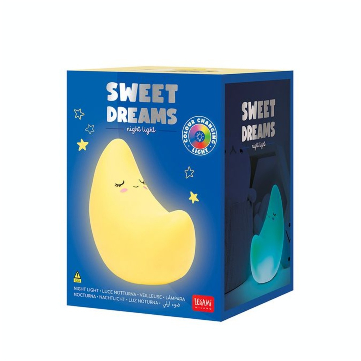 Veilleuse Multicolore Sweet Dream Lune - Legami - Rougier et Plé