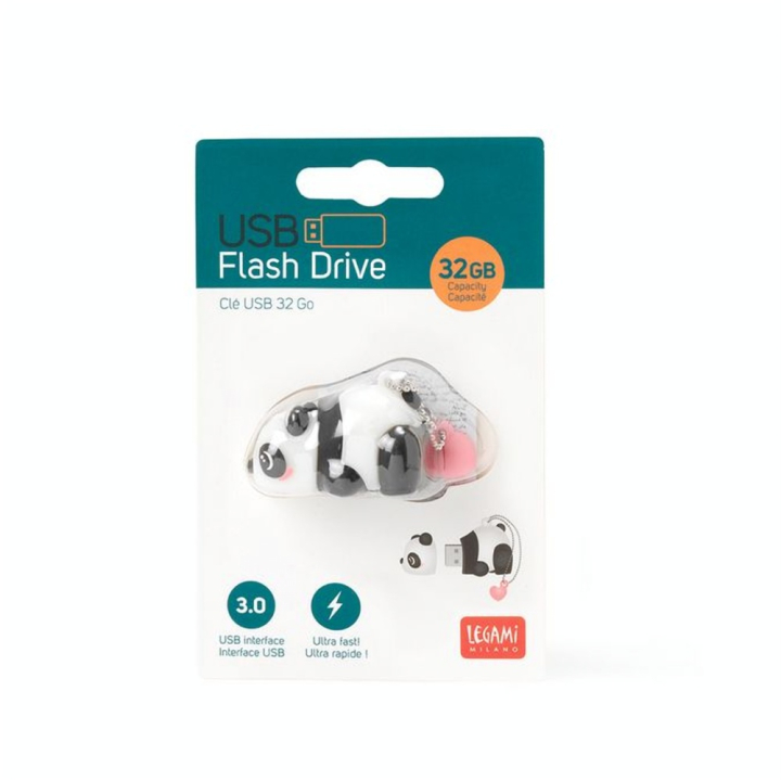Clé USB 3.0 32 Go Panda - Legami - Rougier et Plé
