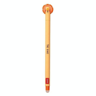 Stylo Gel Effaçable Lion Orange - Legami - Rougier et Plé