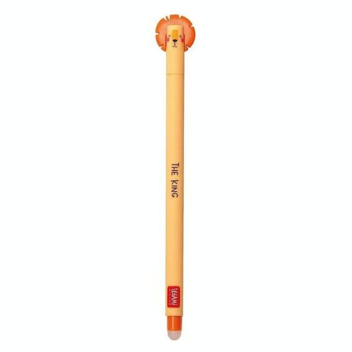 Stylo Gel Effaçable Lion Orange - Legami - Rougier et Plé