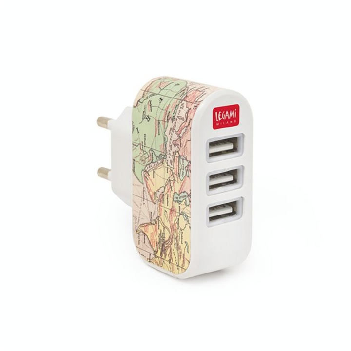 Chargeur Mural Triple USB Travel - Legami - Rougier et Plé