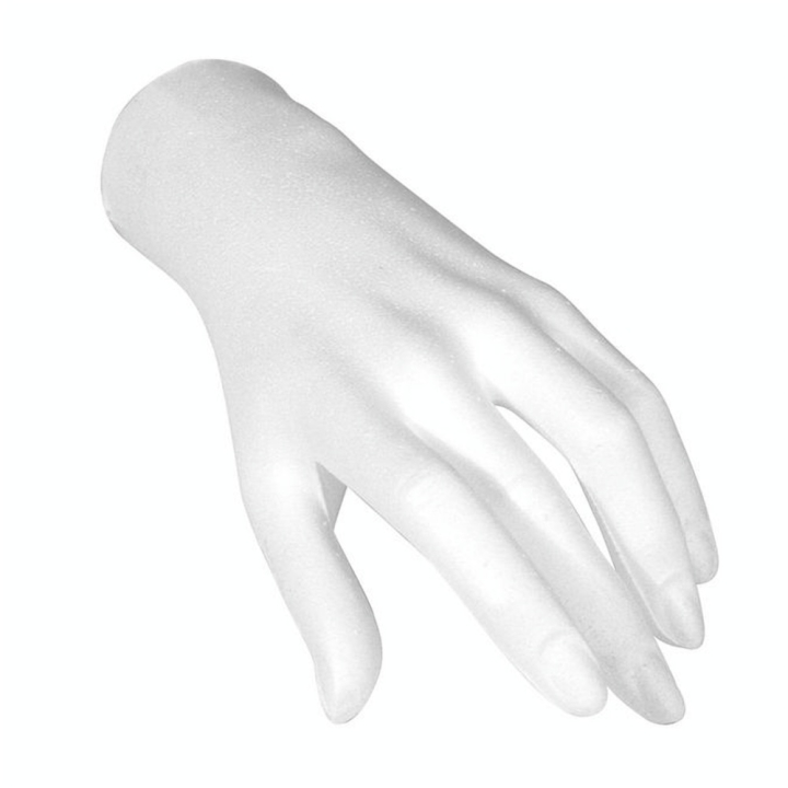 Main en Polystyrène 21 cm Femme - Rayher - Rougier et Plé