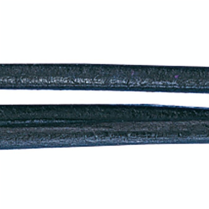 Lanières Rondes en Cuir de bœuf ø 2 mm x 100 cm Noir 2 pcs - Rayher - Rougier et Plé