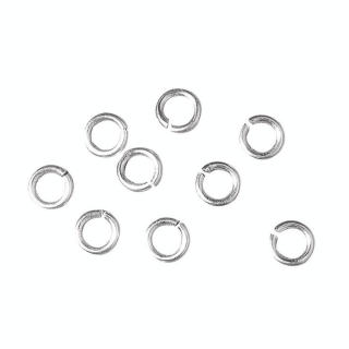 Anneau Fendu 10 mm 40 pcs Couleur argent - Rayher - Rougier et Plé