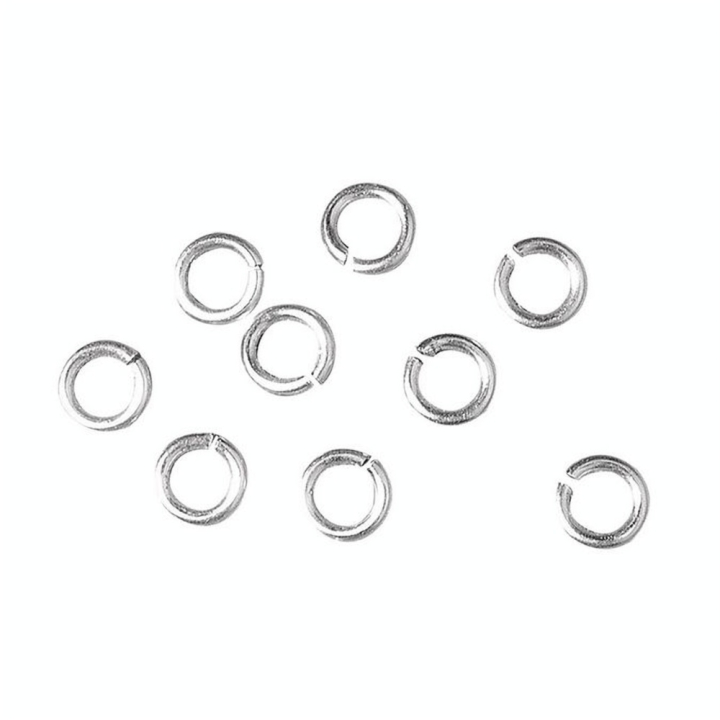 Anneau Fendu 10 mm 40 pcs Couleur argent - Rayher - Rougier et Plé
