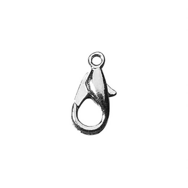 Fermoir Carabinier 13 mm Couleur platine - Rayher - Rougier et Plé