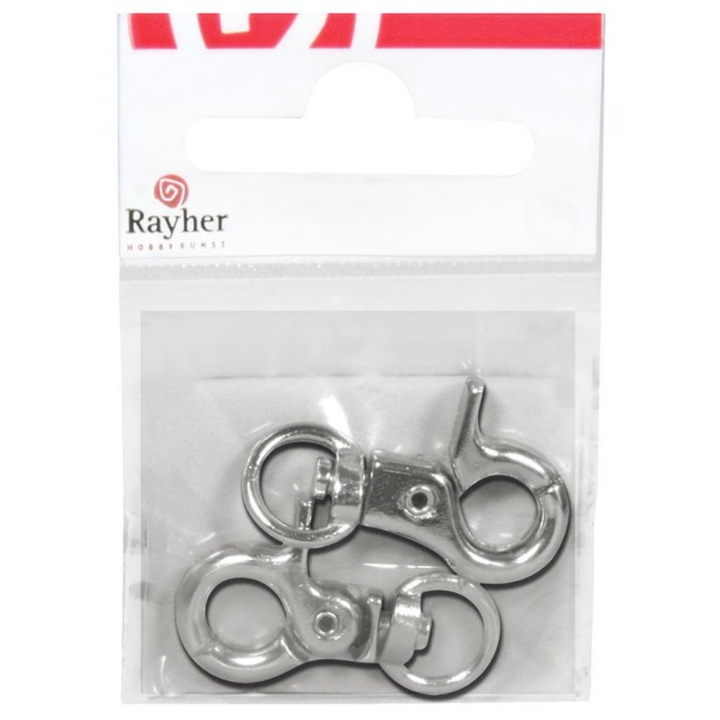 Fermoir Carabinier Porte-clés 30 mm 2 pcs - Rayher - Rougier et Plé