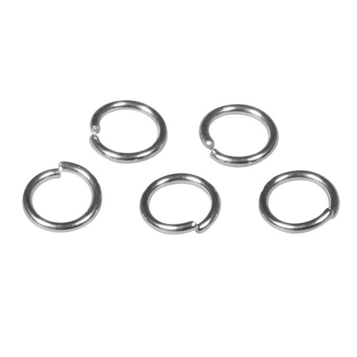Anneau Fendu ø 7 mm Acier couleur platine 50 pcs - Rayher - Rougier et Plé