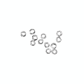 Perle à écraser ø 1.3/2.4 mm 20 pcs Couleur argent - Rayher - Rougier et Plé