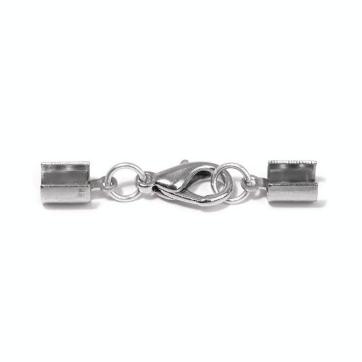 Fermoir à Bijoux Monté 4 mm Couleur argent - Rayher - Rougier et Plé