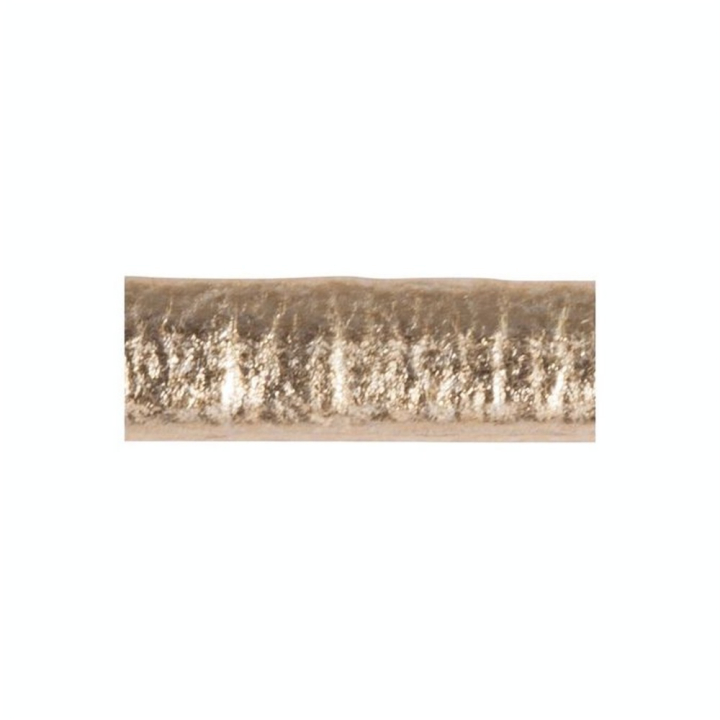 Cordon Plat ø 3 mm x 2 m Cuir synthétique Or - Rayher - Rougier et Plé