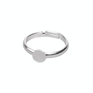 Bague à décorer ø 6 mm 2 pcs Couleur platine - Rayher - Rougier et Plé