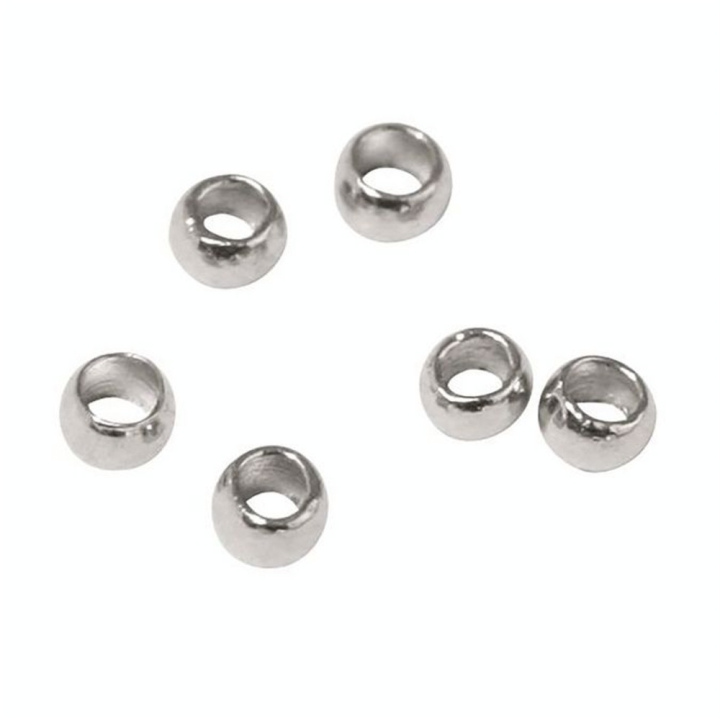 Perle à écraser ø 0.8/1.5 mm 40 pcs Couleur platine - Rayher - Rougier et Plé