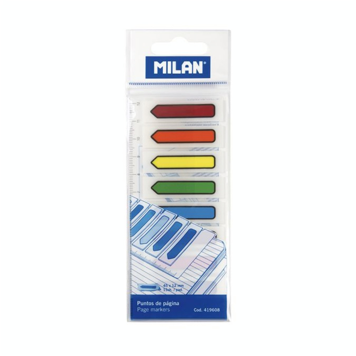 Bloc de Marque-Pages Flèche 120 pcs 8 couleurs - MILAN - Rougier et Plé