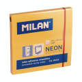 Bloc de 100 Notes Adhésives 76 x 76 mm Orange Fluo - MILAN - Rougier et Plé