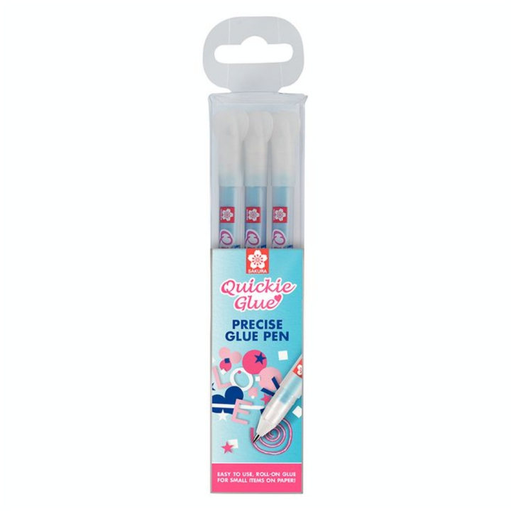 Stylo Colle Quickie Glue Set de 3 pcs - Sakura - Rougier et Plé