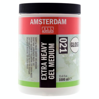 Gel Medium Acrylique Extra Épaississant 021 Brillant 1 L - Amsterdam - Rougier et Plé