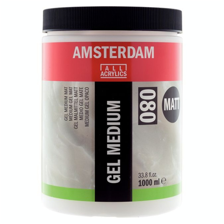 Gel Medium Acrylique 080 Mat 1 L - Amsterdam - Rougier et Plé