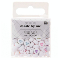Perles Made by Me 165 pcs Rond Blanc / Cœur Pastel - Rico Design - Rougier et Plé