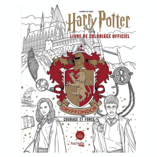 Livre de coloriage Harry Potter Officiel Gryffondor - Hachette - Rougier et Plé