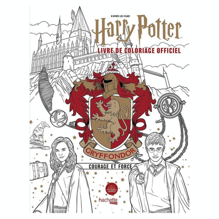 Livre de coloriage Harry Potter Officiel Gryffondor - Hachette - Rougier et Plé