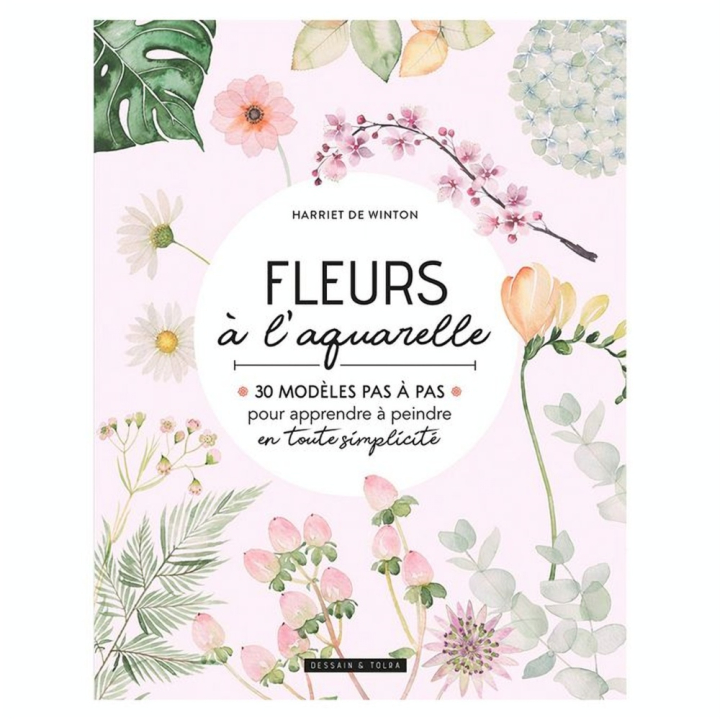 Livre Fleurs à l'aquarelle - Dessain et Tolra - Rougier et Plé
