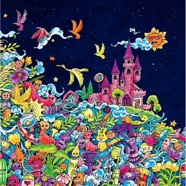 Carnet de coloriage Kaleidomorphia - Marabout - Rougier et Plé