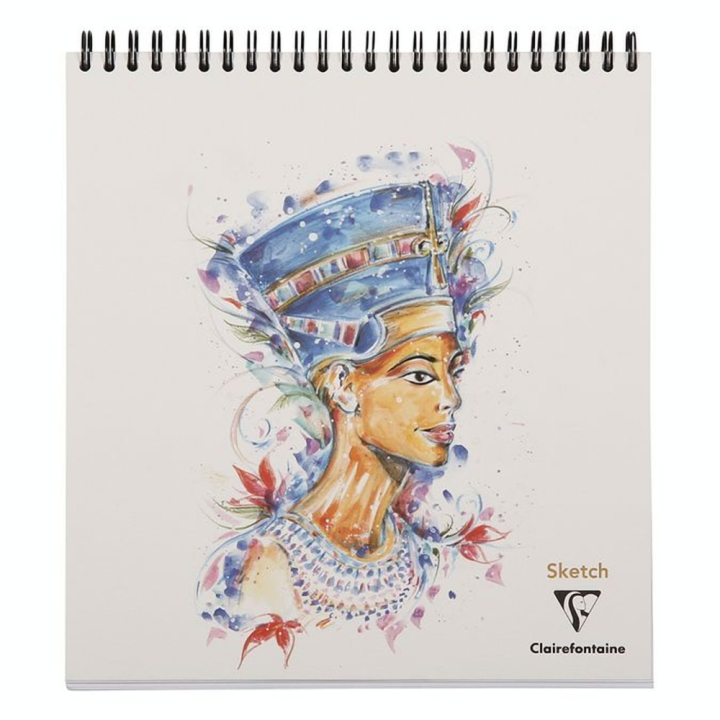 Bloc de Papier Dessin Toutankhâmon 90 g/m² Spiralé - Clairefontaine - Rougier et Plé