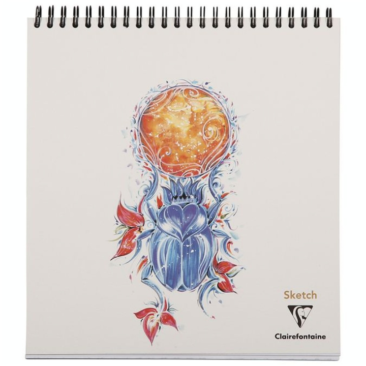 Bloc de Papier Dessin Toutankhâmon 90 g/m² Spiralé - Clairefontaine - Rougier et Plé