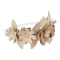 Couronne de Fleurs en Papier Mâché 16 x 9 x 3 cm - Décopatch - Rougier et Plé