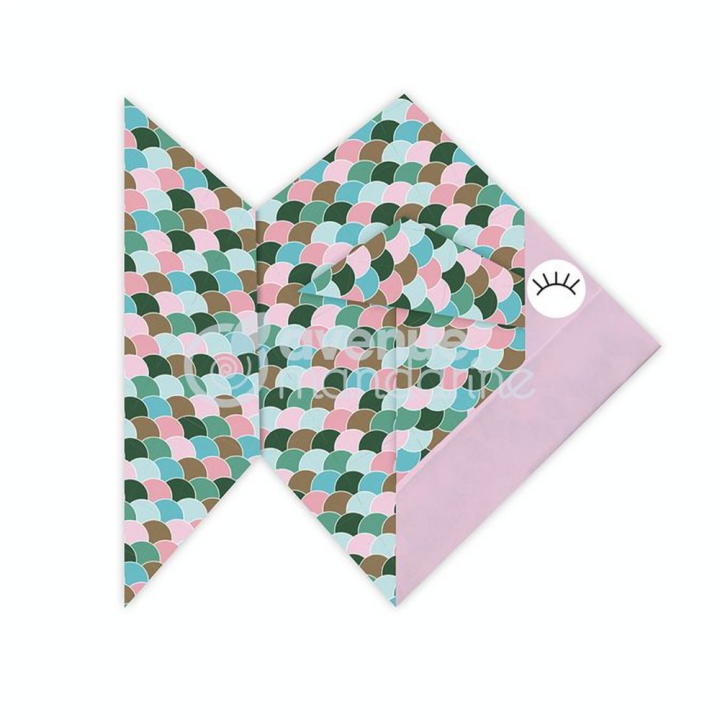 Papier Origami 20 x 20 cm 60 Feuilles Écailles - Avenue Mandarine - Rougier et Plé