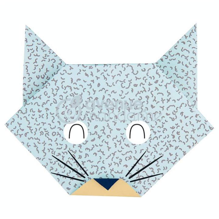 Papier Origami 20 x 20 cm 60 Feuilles Fourrures - Avenue Mandarine - Rougier et Plé