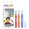 Maquillage Set de 3 Stylos Pinceaux Aventure - Snazaroo - Rougier et Plé