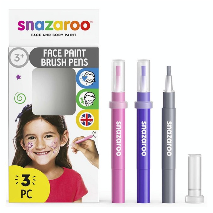 Maquillage Set de 3 Stylos Pinceaux Fantaisie - Snazaroo - Rougier et Plé