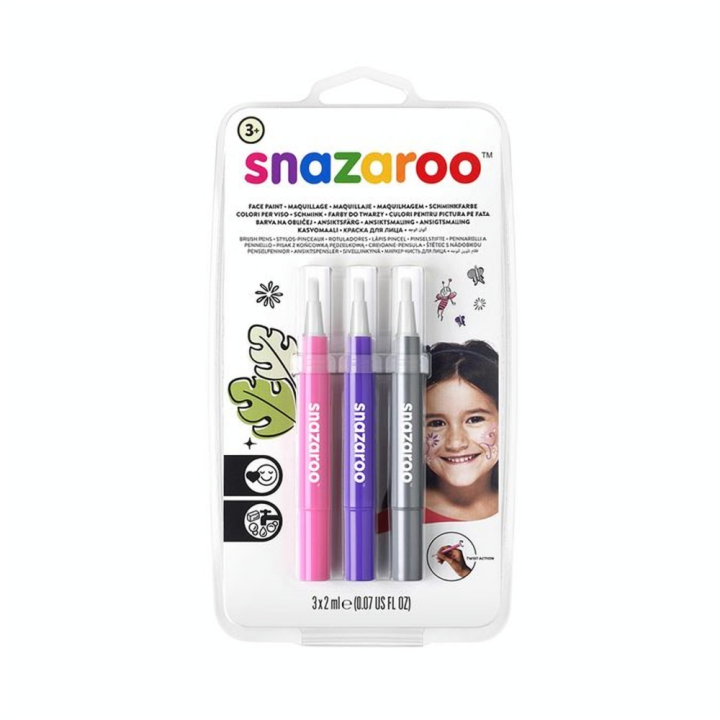 Maquillage Set de 3 Stylos Pinceaux Fantaisie - Snazaroo - Rougier et Plé