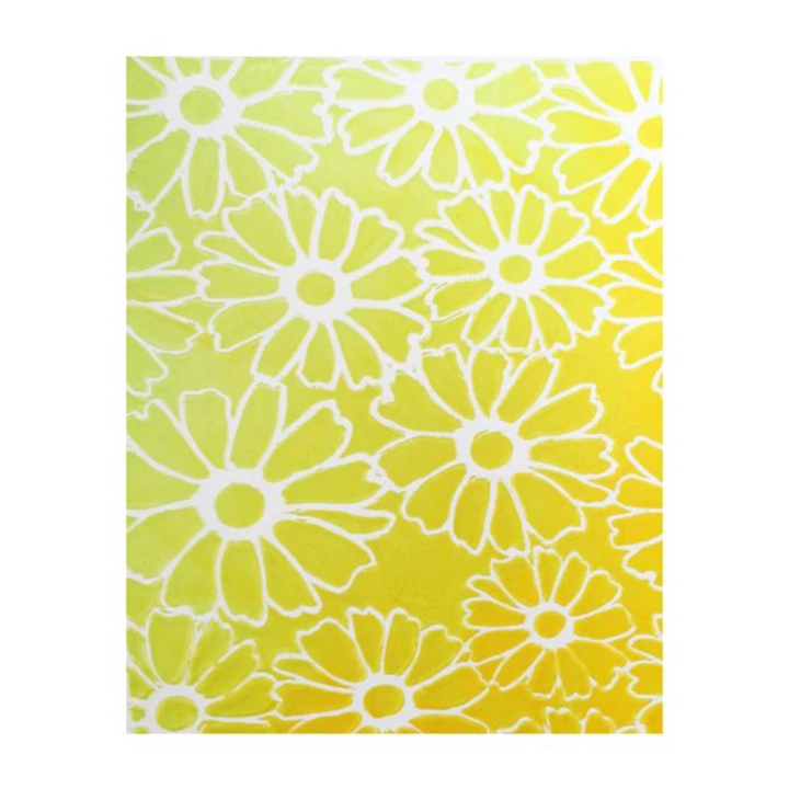 Pochoir Fleurs pour Impression 20.3 x 25.4 cm - Gelli Arts - Rougier et Plé