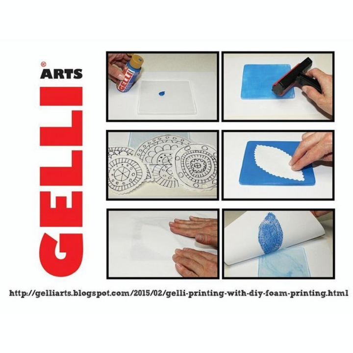 Kit d'estampage et d'impression 12 pcs - Gelli Arts - Rougier et Plé