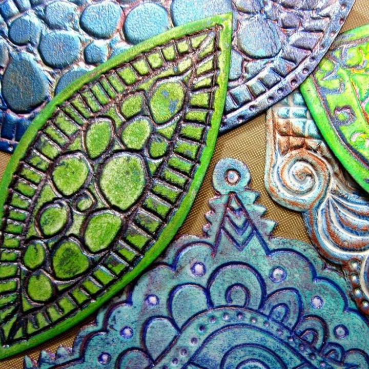 Kit d'estampage et d'impression 12 pcs - Gelli Arts - Rougier et Plé