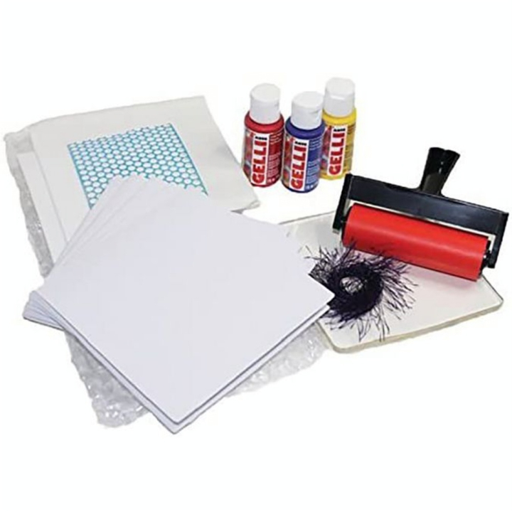 Kit d'impression de Cartes 12.7 x 12.7 cm - Gelli Arts - Rougier et Plé
