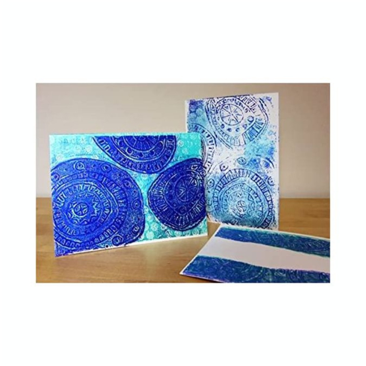 Kit d'impression de Cartes 12.7 x 12.7 cm - Gelli Arts - Rougier et Plé