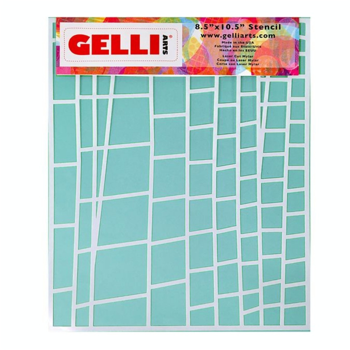 Pochoir Échelle pour Impression 20.3 x 25.4 cm - Gelli Arts - Rougier et Plé