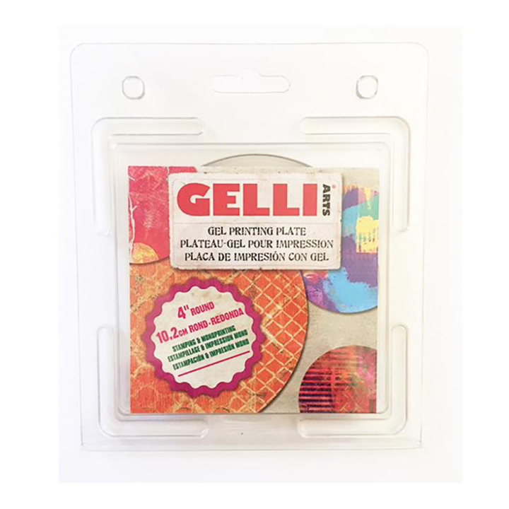 Plaque de Gel Ronde pour Impression - Gelli Arts - Rougier et Plé